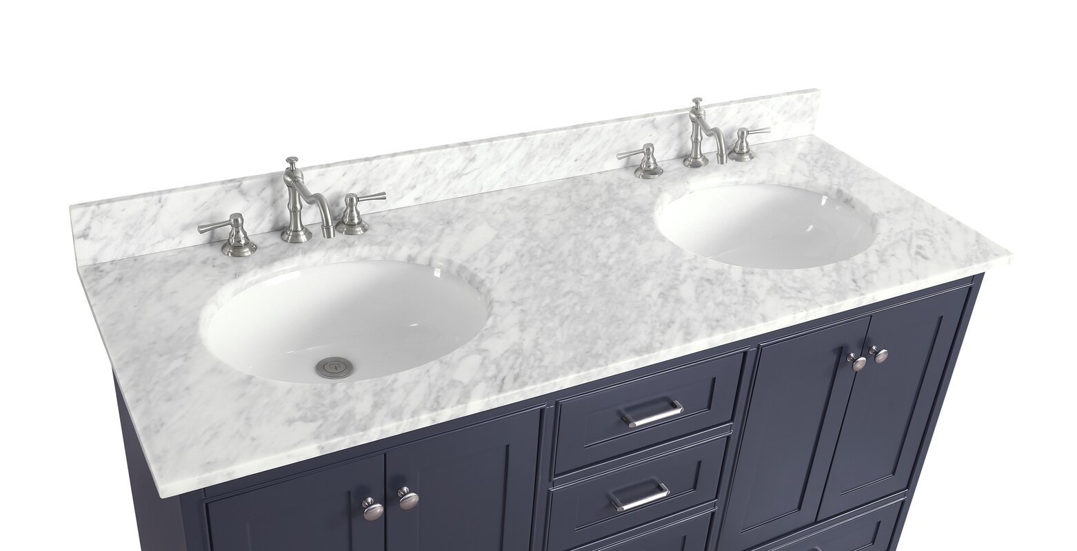 Harper 60 Double Bathroom Vanity Set